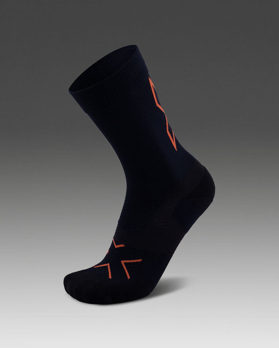 2XU - Vectr Light Cushion Crew Socks Sportsocke - midnight/ember - 2X - UA7005E - MDN/EMB - S - Sportbrands24