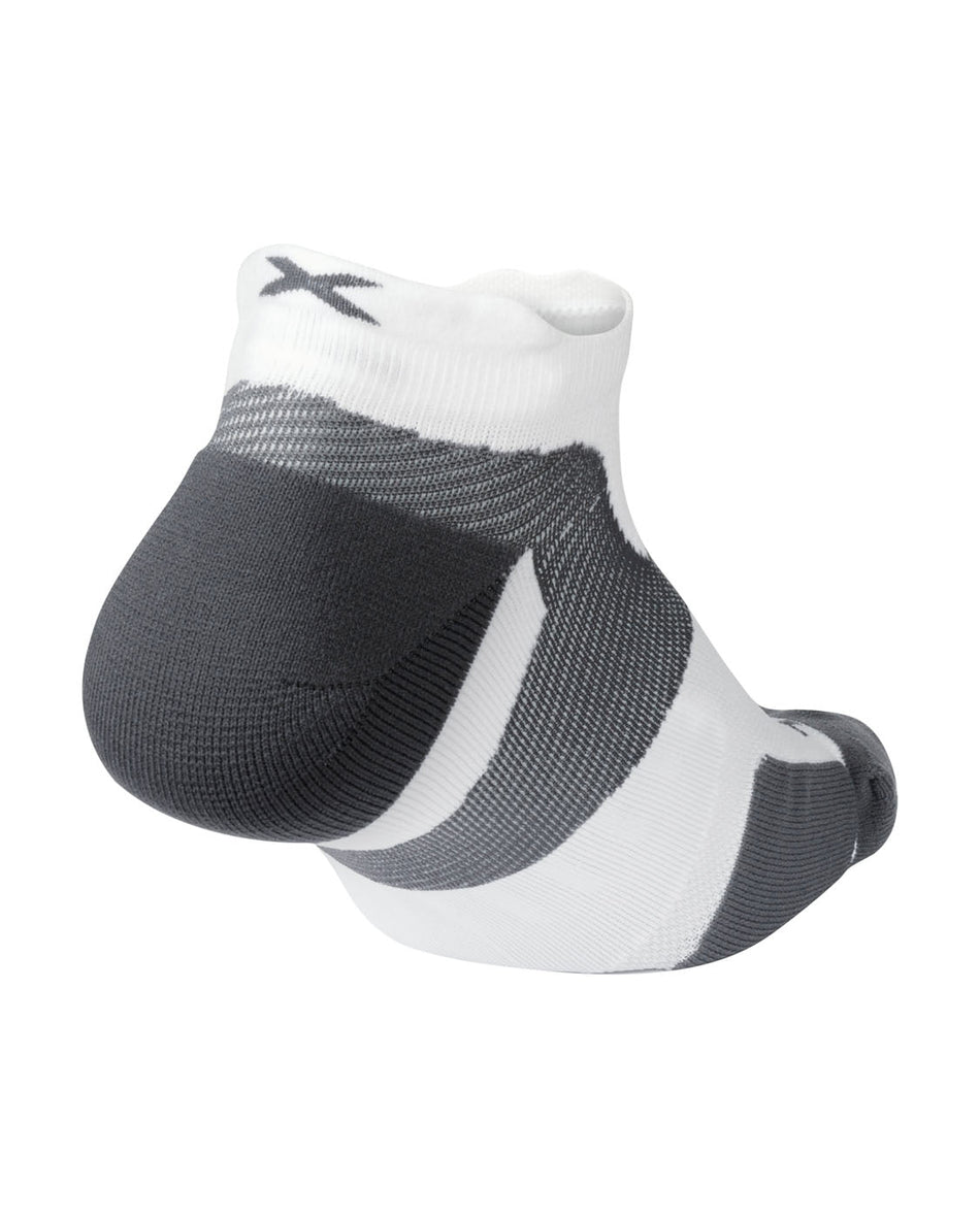 2XU - Vectr Ultralight No Show Socks Sportsocke Herren - white/grey - 2X - UA7027E - WHT/GRY - S - Sportbrands24