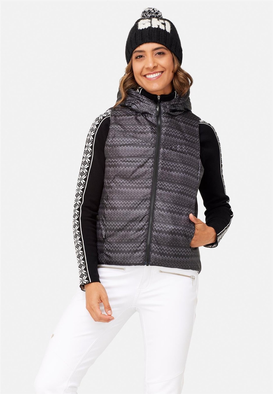 Krimson Klover - Vesta Reversible Vest Weste Damen - snow - KK - F24104 - 101 - XS - Sportbrands24