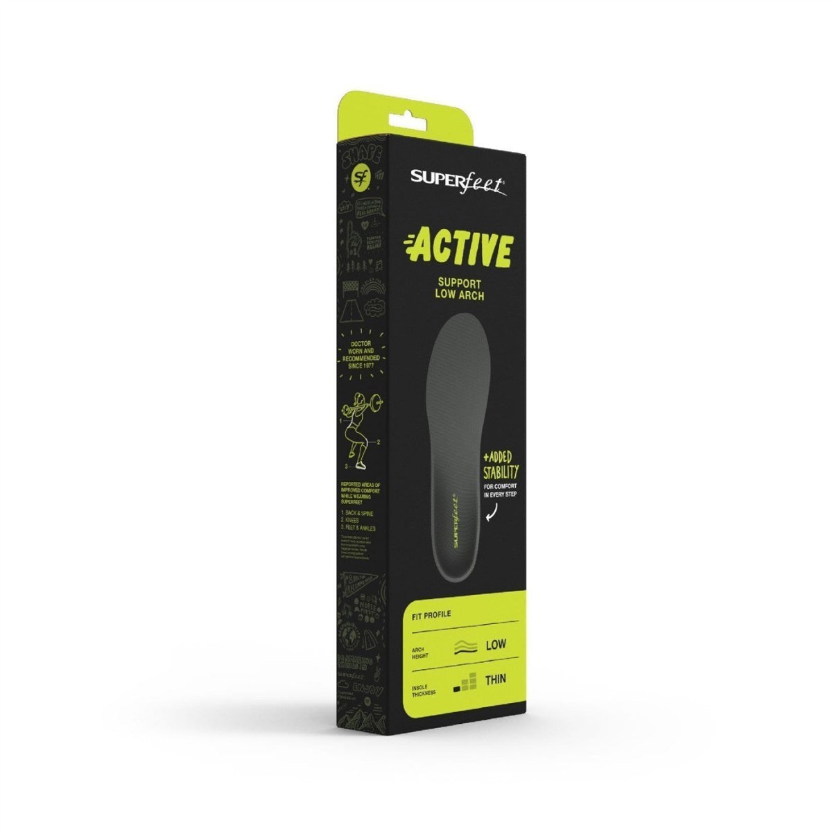 Superfeet - Active Support Einlagesohle - Low - SF-FL932004 - Sportbrands24