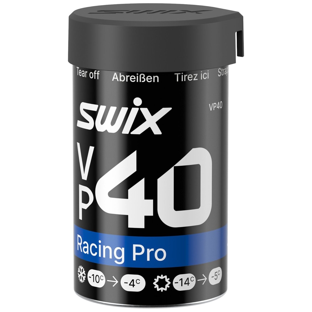 Swix - VP40 Pro Blue -10°C to -4°C Kick Wachs - VP40 Pro Blue -10°C to -4°C, 43g - SX-VP40 - Sportbrands24