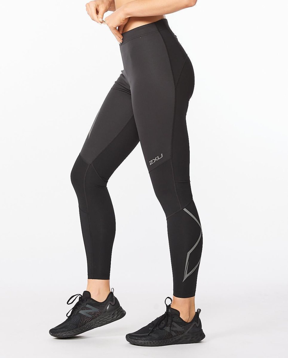 2XU - Ignition Shield Comp Tights Damen - black/black reflective - 2X-WA6312B-BLK/BRF-MT - Sportbrands24