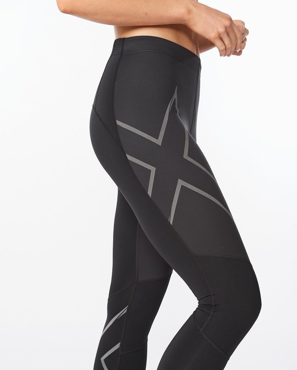 2XU - Ignition Shield Comp Tights Damen - black/black reflective - 2X-WA6312B-BLK/BRF-MT - Sportbrands24