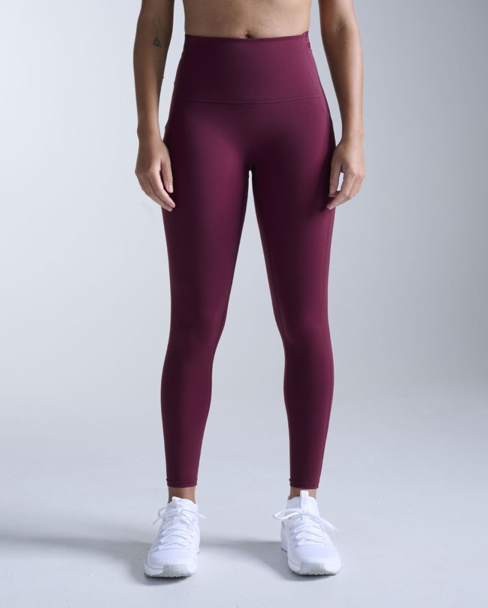 2XU - Form Stash Hi - Rise Fitnesstights Damen - armaretto/armaretto - 2X-WA6874B-AMA/AMA-XXS - Sportbrands24