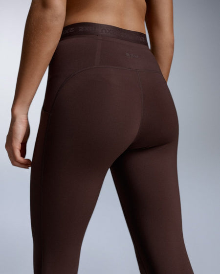 2XU - Form Stash Hi-Rise Fitnesstights Damen - bark/bark - 2X-WA6874B-BAR/BAR-XXS - Sportbrands24