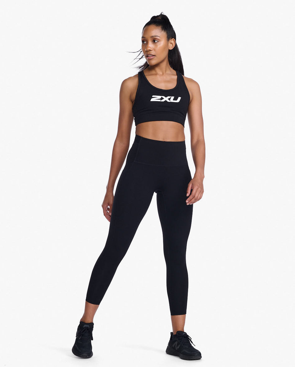 Form Stash Hi-Rise Fitnesstights Damen - black/black