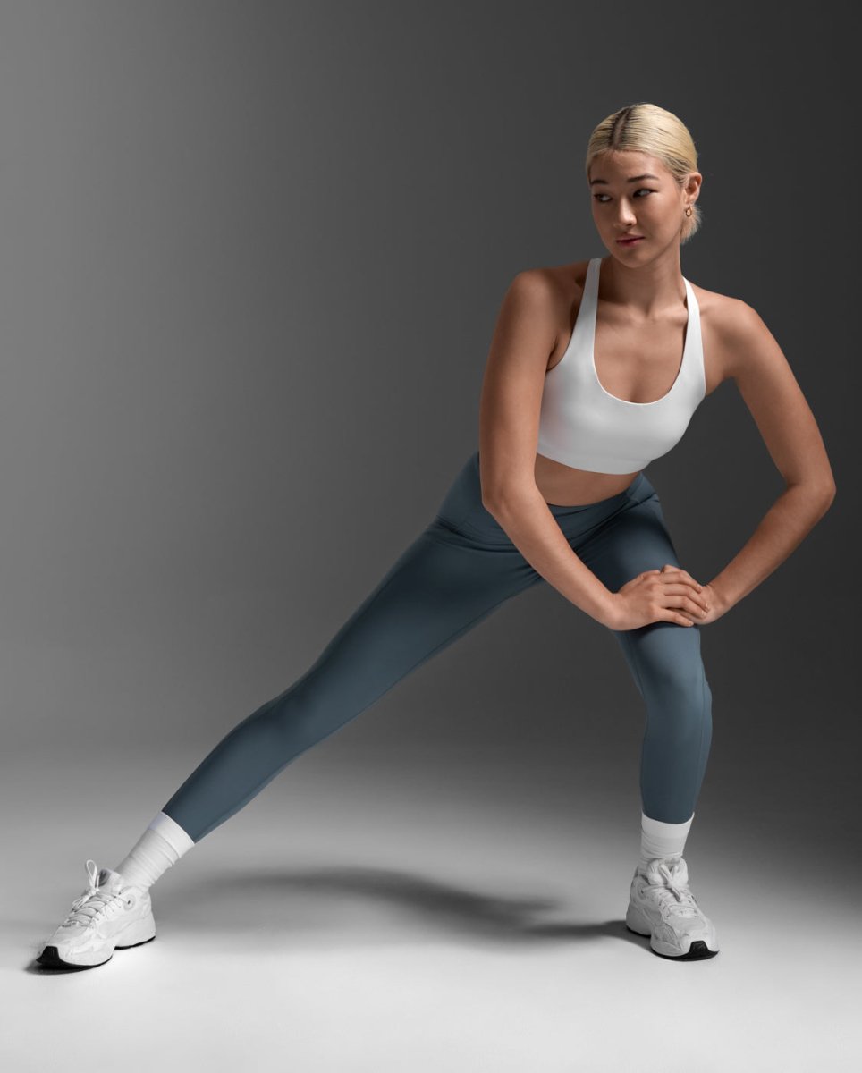 2XU - Form Stash Hi - Rise Fitnesstights Damen - dark sage/dark sage - 2X-WA6874B-DSG/DSG-XXS - Sportbrands24