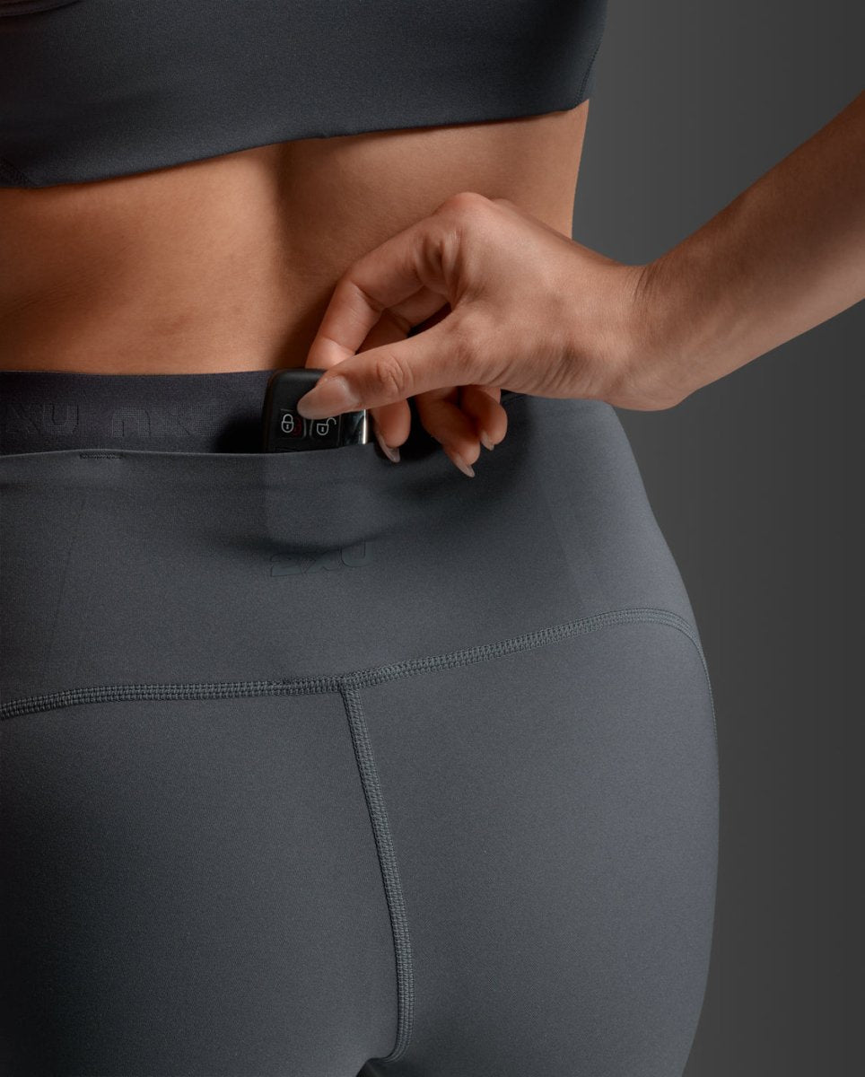 2XU - Form Stash Hi-Rise Fitnesstights Damen - india ink/india ink1 - 2X-WA6874B-IDK/ID1-XXS - Sportbrands24