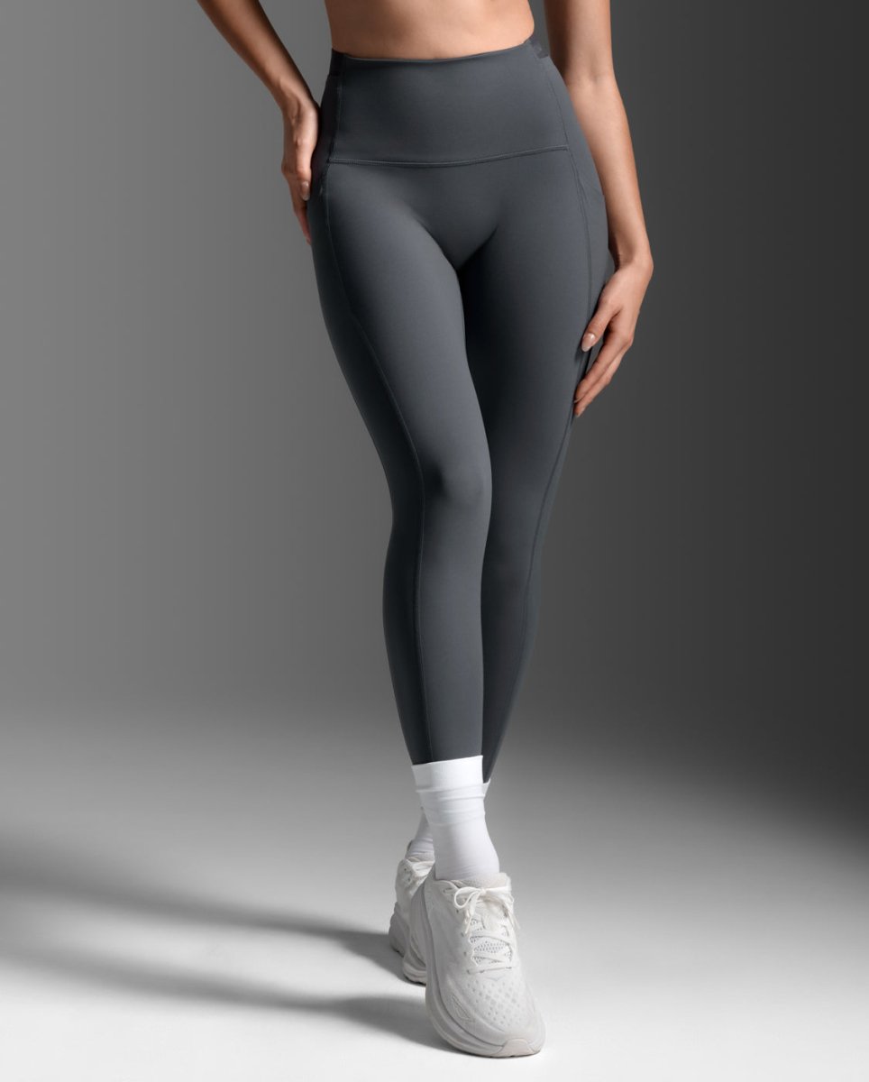 2XU - Form Stash Hi-Rise Fitnesstights Damen - india ink/india ink1 - 2X-WA6874B-IDK/ID1-XXS - Sportbrands24