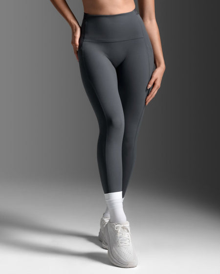 2XU - Form Stash Hi-Rise Fitnesstights Damen - india ink/india ink1 - 2X-WA6874B-IDK/ID1-XXS - Sportbrands24