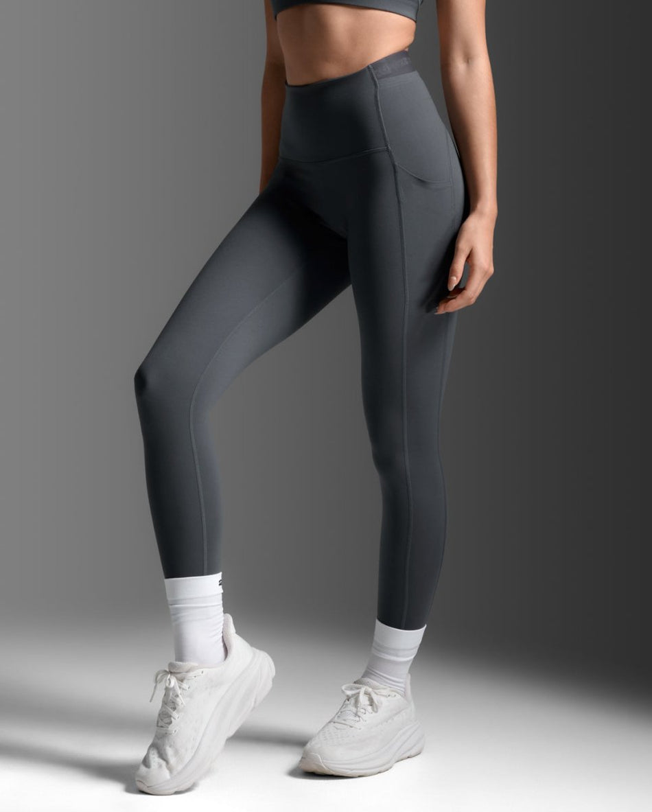 2XU - Form Stash Hi-Rise Fitnesstights Damen - india ink/india ink1 - 2X-WA6874B-IDK/ID1-XXS - Sportbrands24