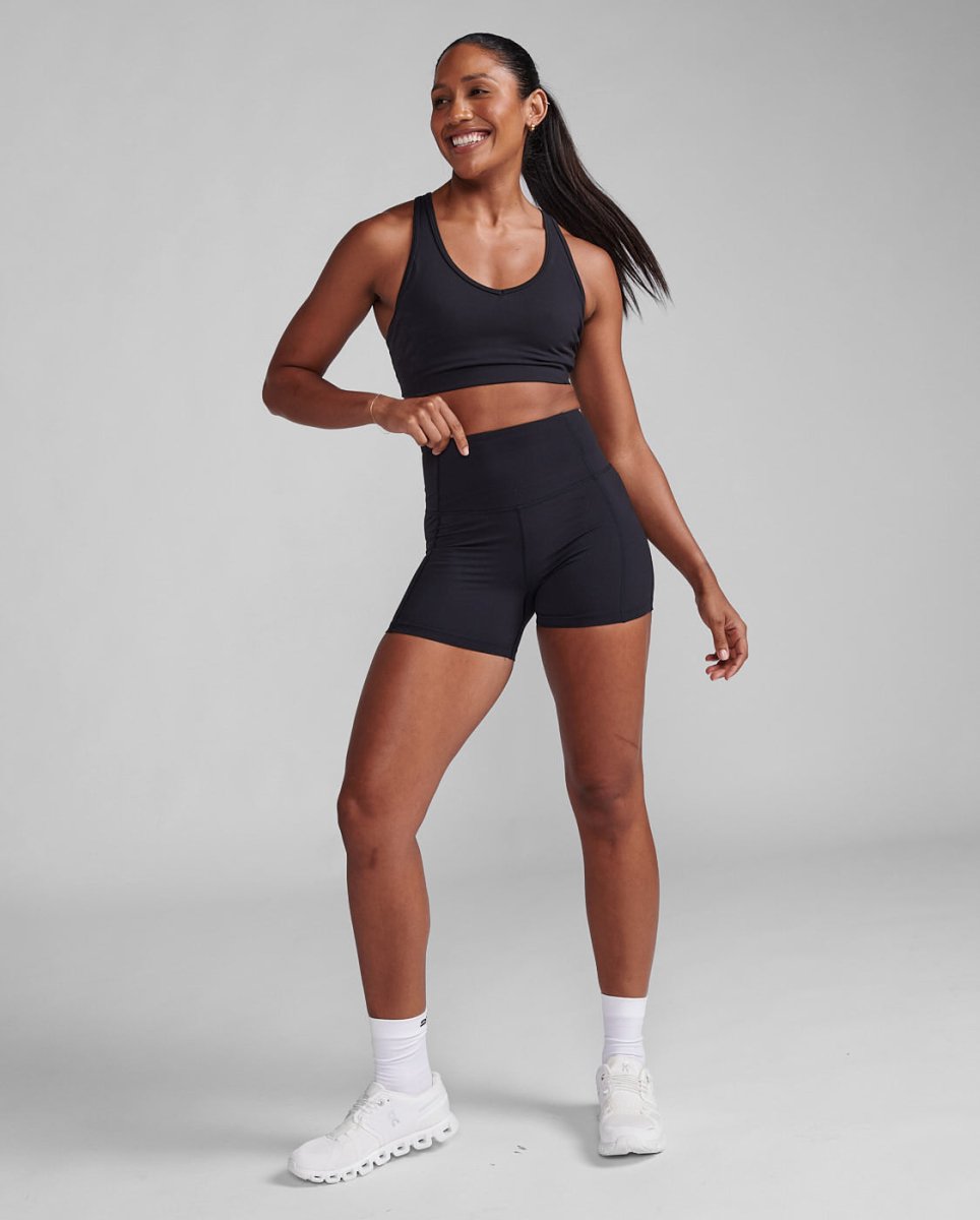 2XU - Form Stash Hi - Rise Compression Tights Damen - black/black - 2X-WA7300B-BLK/BLK-XXS - Sportbrands24