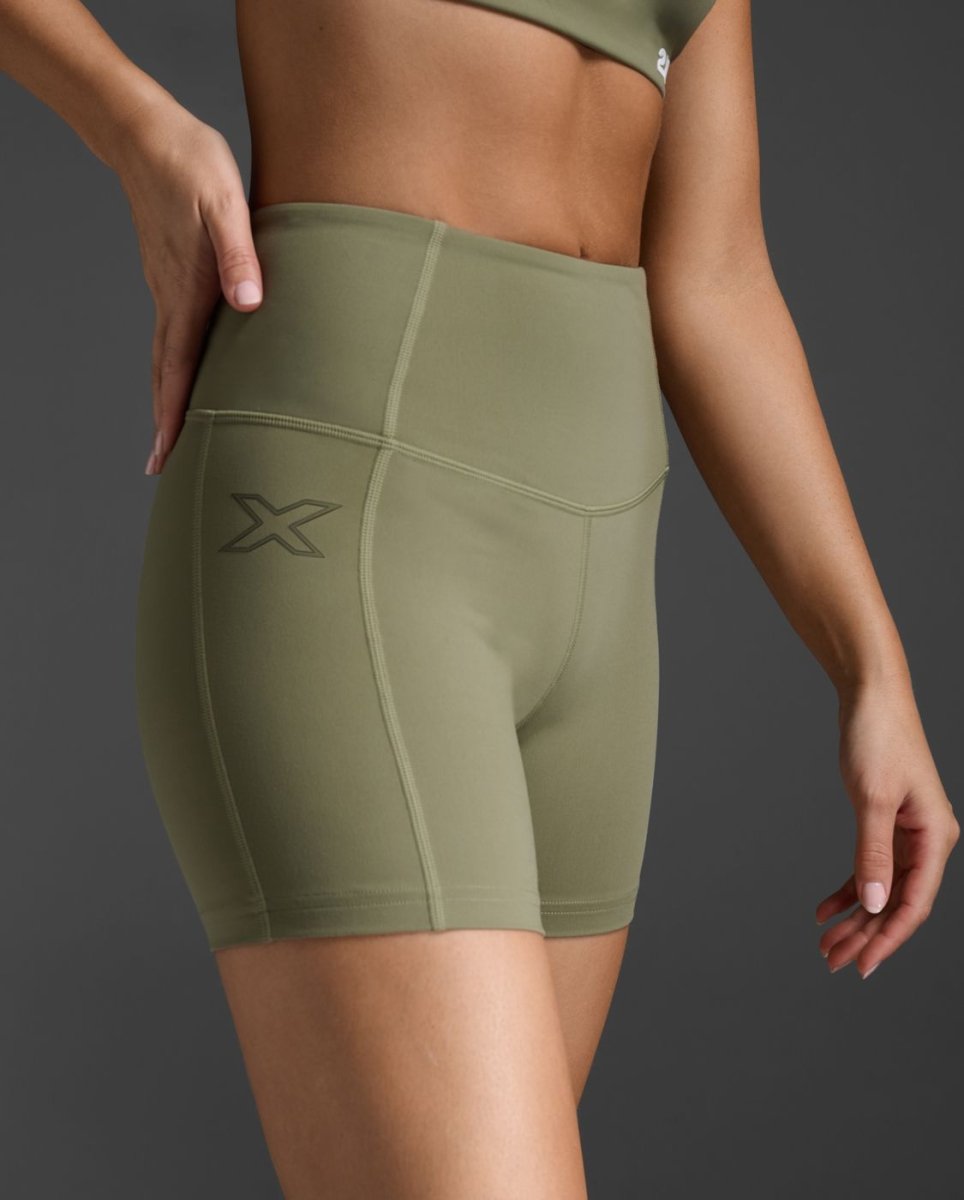 2XU - Form Stash Hi - Rise Compression Tights Damen - hunter green/hunter green - 2X-WA7300B-HTG/HTG-XS - Sportbrands24