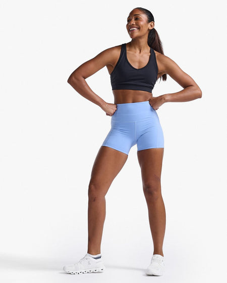 2XU - Form Stash Hi - Rise Compression Tights Damen - hydrangea/hydrangea - 2X-WA7300B-HYG/HYG-S - Sportbrands24