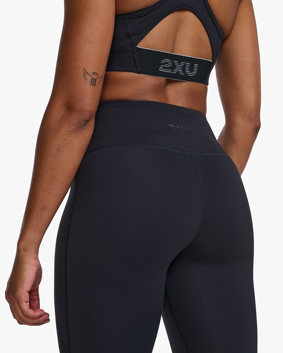 2XU - Form Hi - Rise Compression 3/4 Tights Damen - black/black - 2X-WA7302B-BLK/BLK-XXS - Sportbrands24