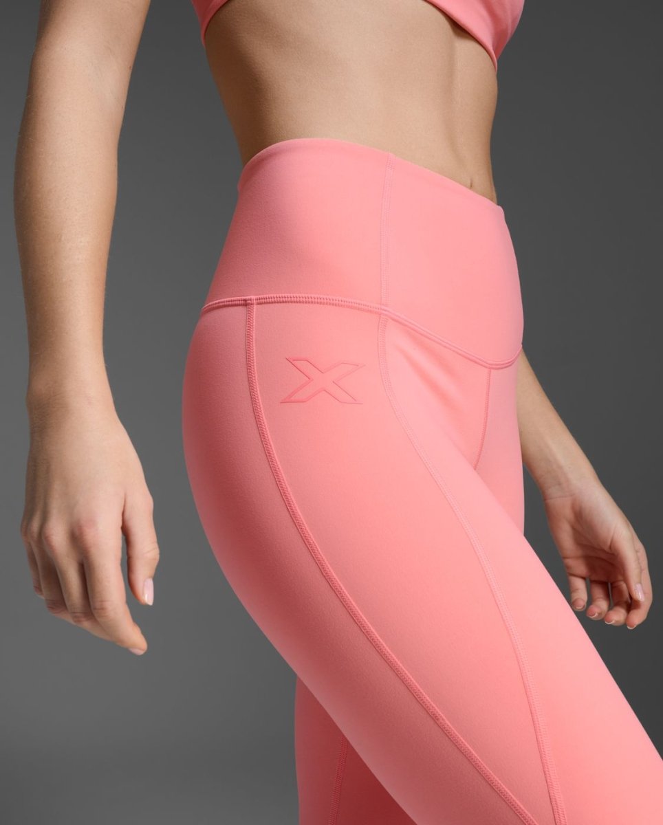 2XU - Form Hi - Rise Compression 7/8 Tights Tights 7/8 Damen - pink glow/pink glow - 2X-WA7303B-PKG/PKG-XS - Sportbrands24
