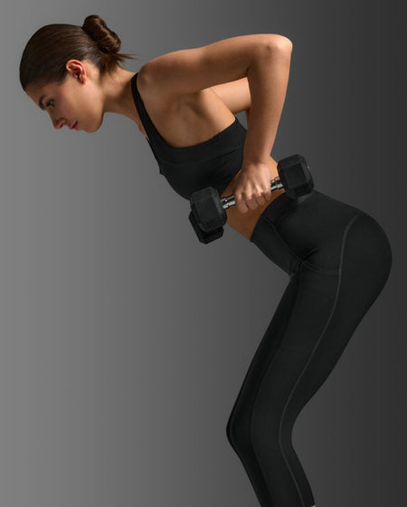 2XU - Form Stash Hi-Rise Comp 3/4 Tight Fitnesstights Damen - black/black - 2X-WA7452B-BLK/BLK-XXS - Sportbrands24