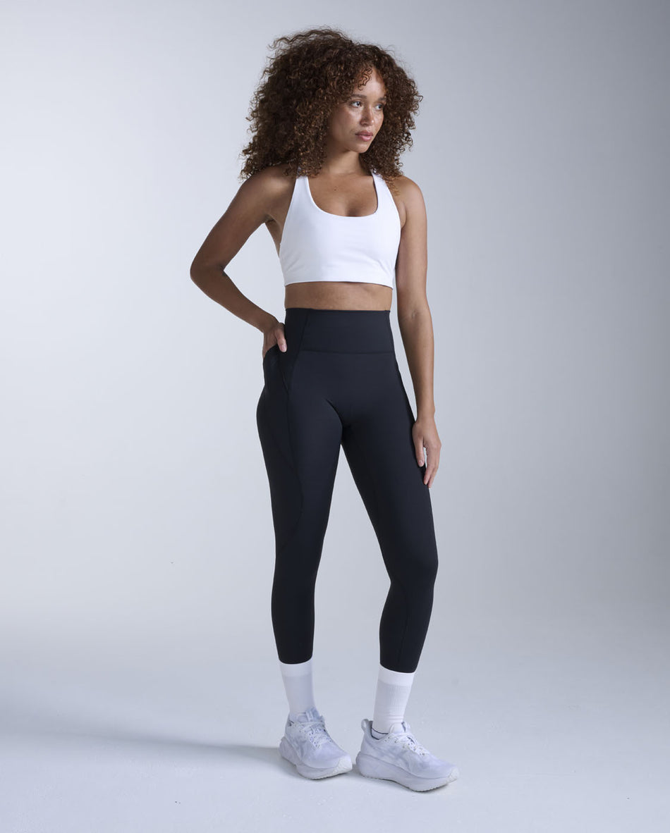 Flex Hi-Rise Compression Tight Tights Women - black/black