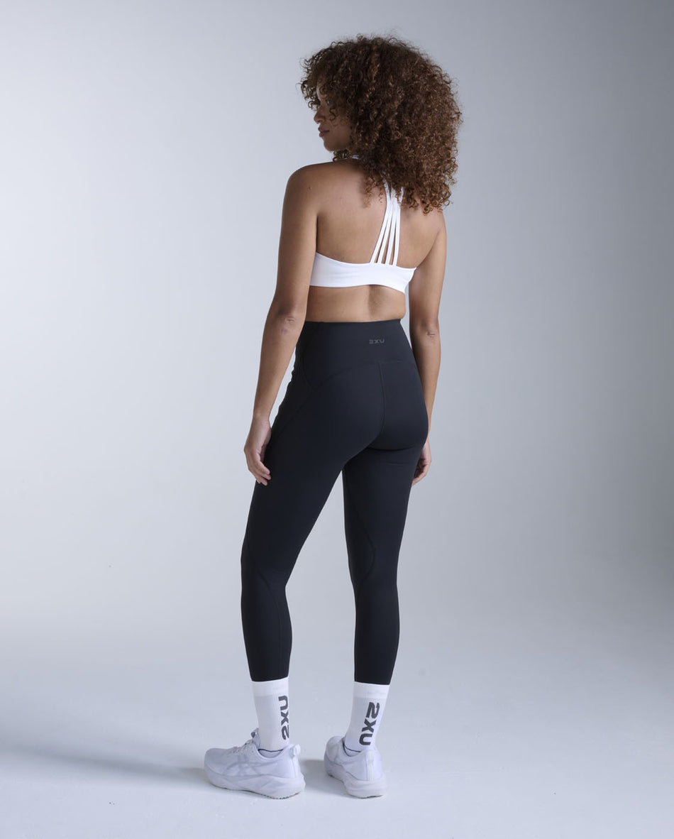 Flex Hi-Rise Compression Tight Tights Women - black/black