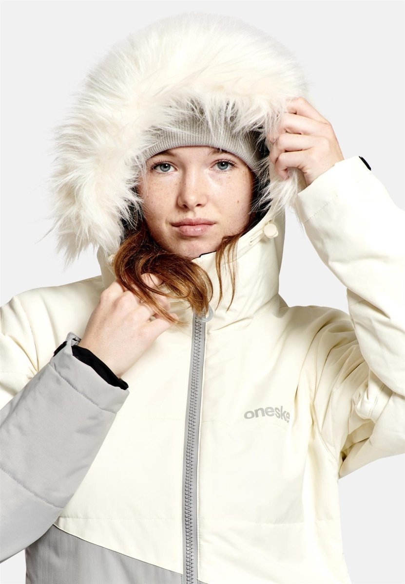 Oneskee - Parka Overall Damen - grey / egret - OS-W23-PARKA-GRYEGRET-1 - Sportbrands24