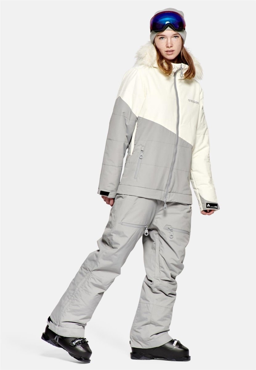 Oneskee - Parka Overall Damen - grey / egret - OS-W23-PARKA-GRYEGRET-1 - Sportbrands24