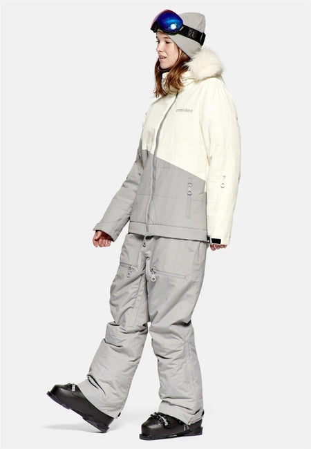Oneskee - Parka Overall Damen - grey / egret - OS-W23-PARKA-GRYEGRET-1 - Sportbrands24