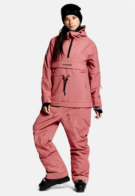 Oneskee - Smock Overall Damen - mauve - OS-W23-SMOCK-MAUVE-4 - Sportbrands24