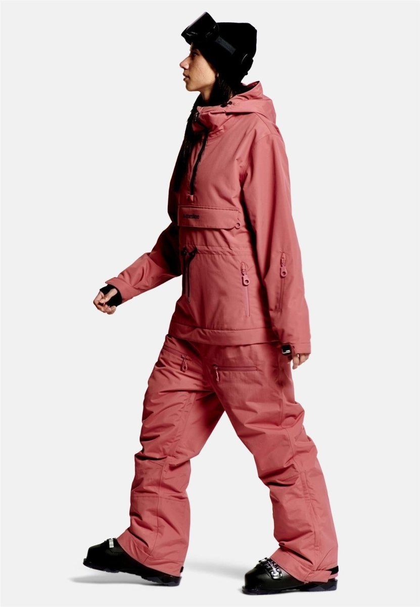 Oneskee - Smock Overall Damen - mauve - OS-W23-SMOCK-MAUVE-1 - Sportbrands24