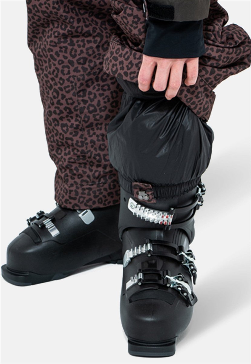 Oneskee - Snow Suit Overall Damen - brown leopard - OS-W-SS-BRNLEO-XS - Sportbrands24