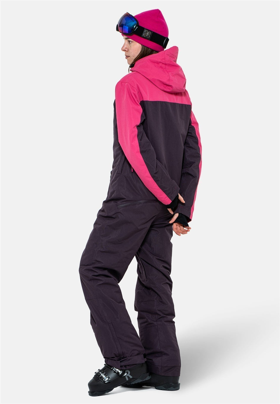 Snow Suit Overall Damen - cherry & raspberry