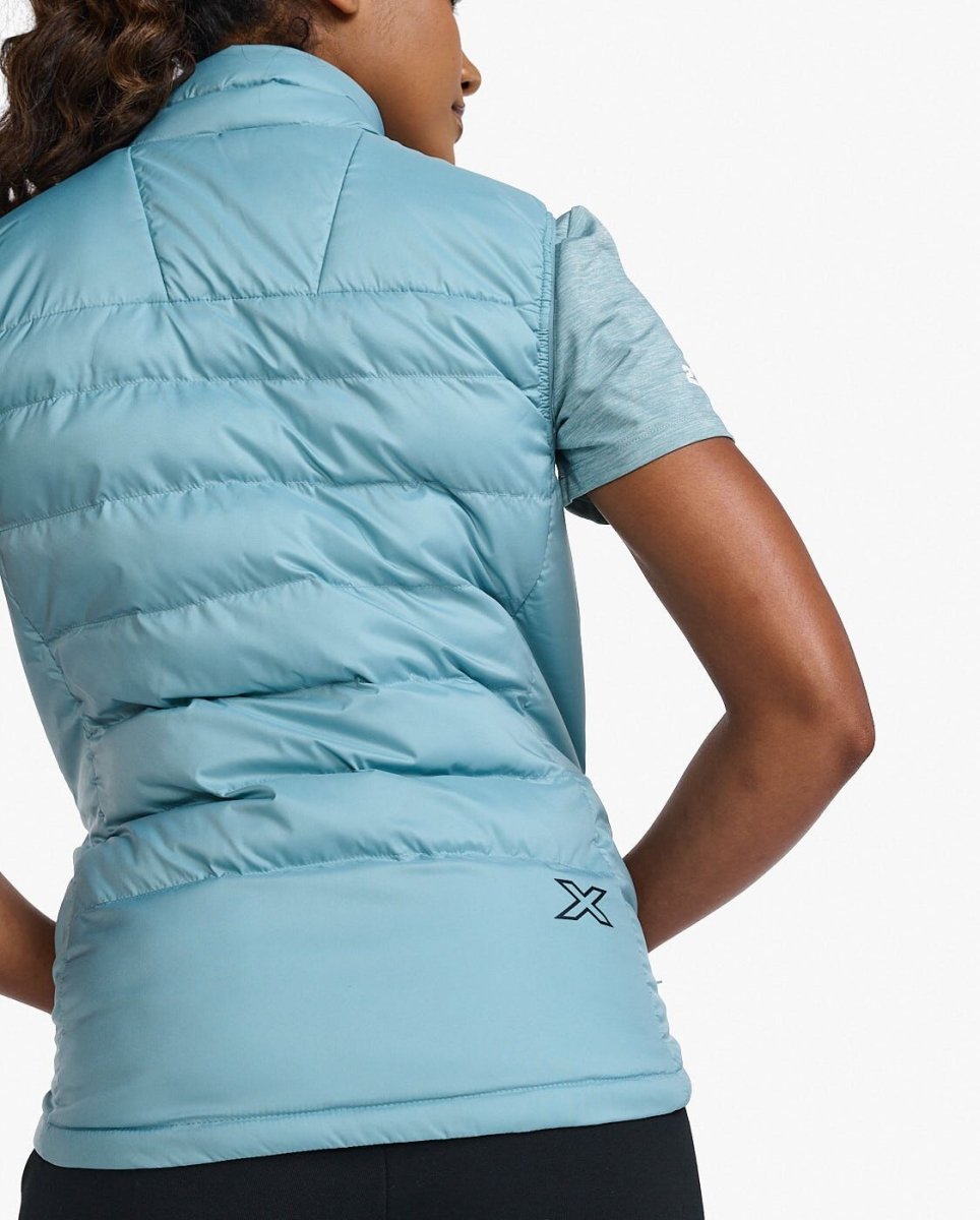 2XU - Commute Packable Insulation Vest Funktionsweste Damen - chambray/chambray - 2X-WR7147A-CMB/CMB-XXS - Sportbrands24