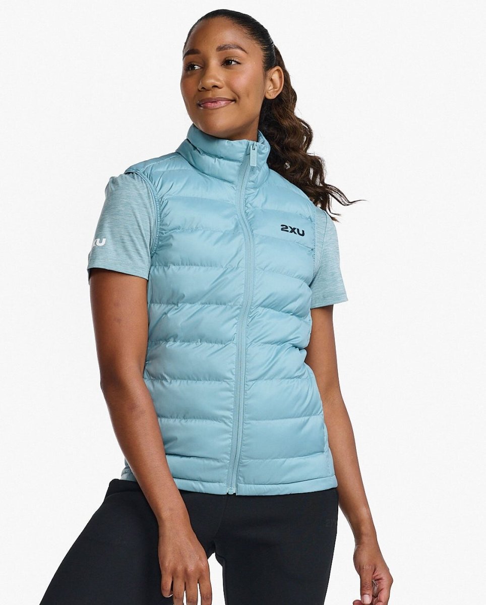 2XU - Commute Packable Insulation Vest Funktionsweste Damen - chambray/chambray - 2X-WR7147A-CMB/CMB-XL - Sportbrands24