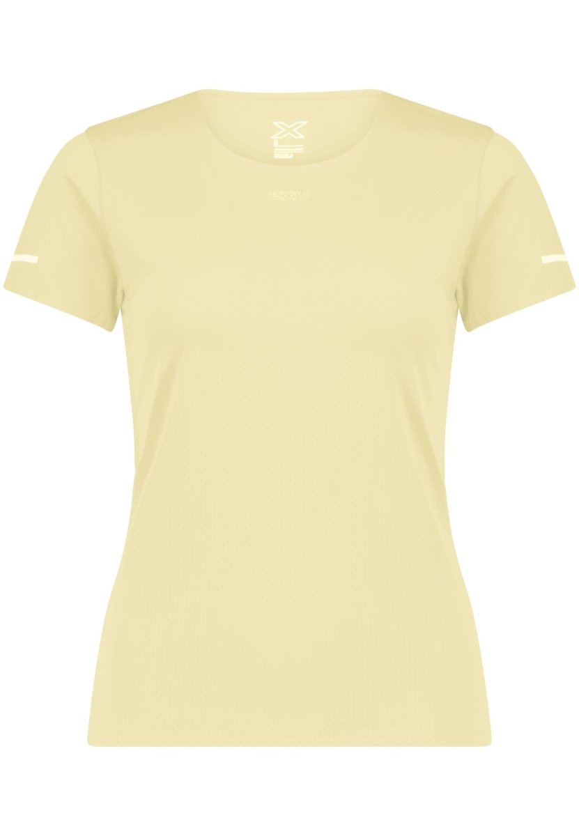 2XU - Light Speed Tech Tee Laufshirt Damen - lemon ice/lemon reflective - 2X-WR7152A-LMI/LMR-XXS - Sportbrands24