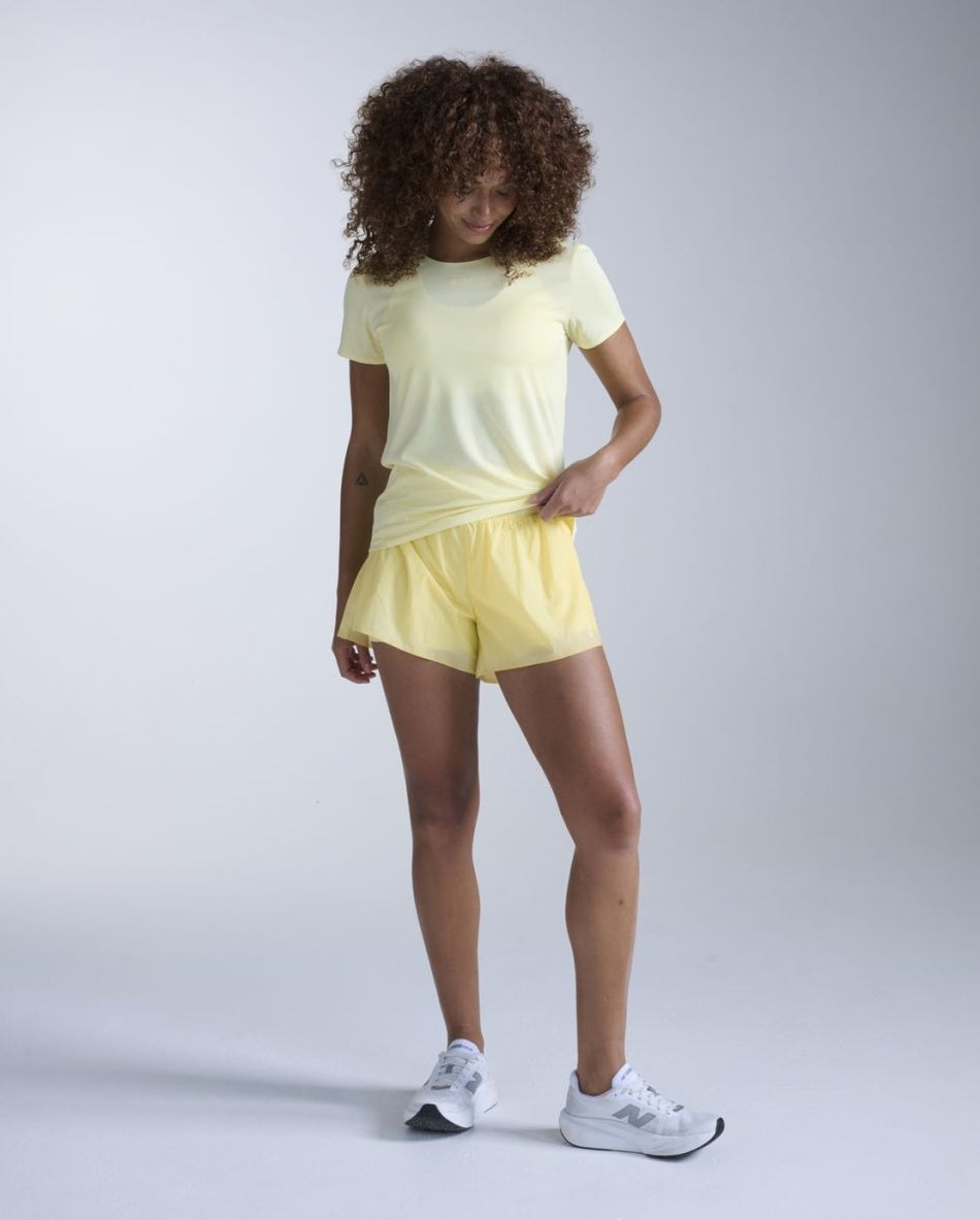 2XU - Light Speed Tech Tee Laufshirt Damen - lemon ice/lemon reflective - 2X-WR7152A-LMI/LMR-XXS - Sportbrands24
