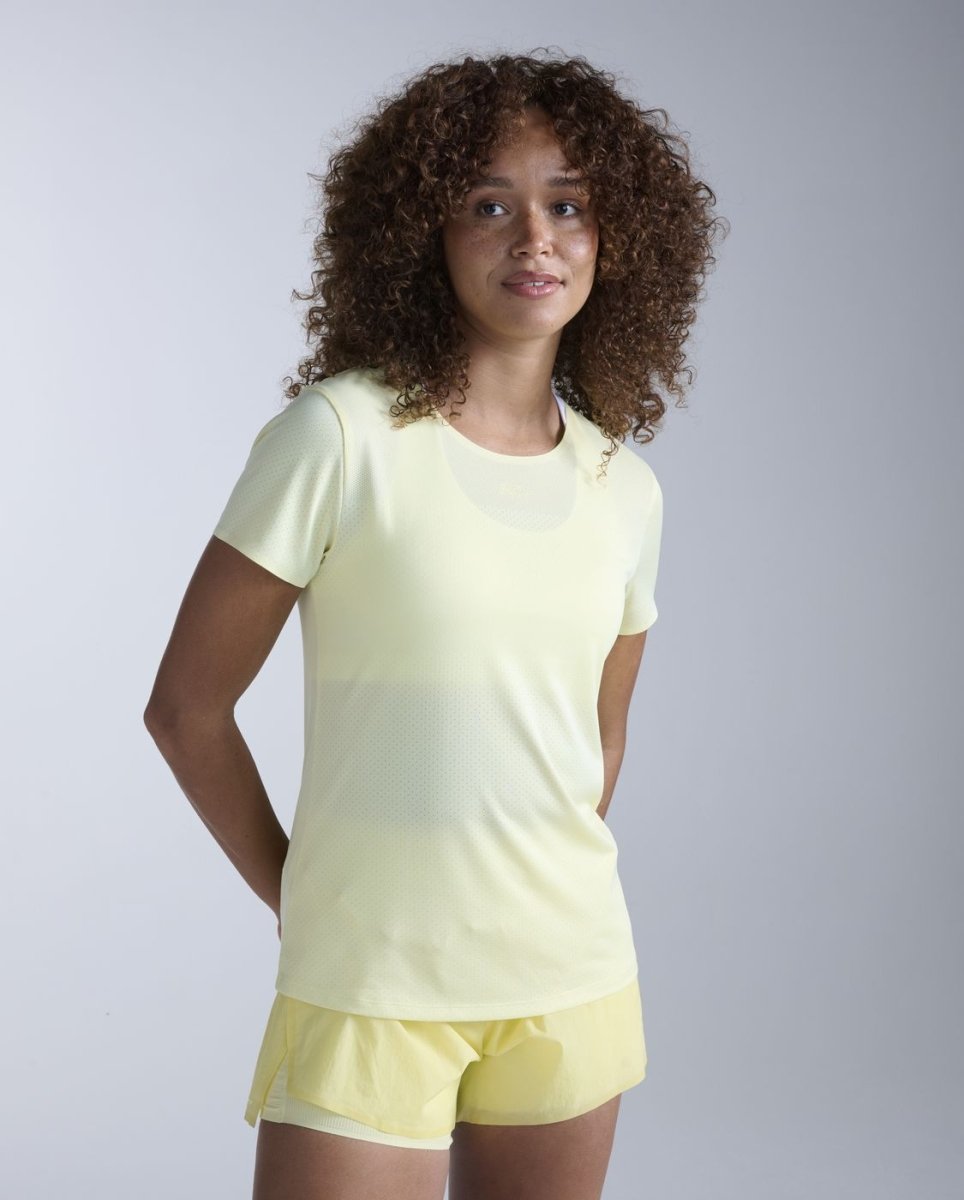 2XU - Light Speed Tech Tee Laufshirt Damen - lemon ice/lemon reflective - 2X-WR7152A-LMI/LMR-XXS - Sportbrands24
