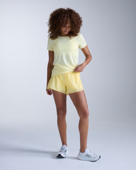 2XU - Light Speed Tech Tee Laufshirt Damen - lemon ice/lemon reflective - 2X-WR7152A-LMI/LMR-XXS - Sportbrands24