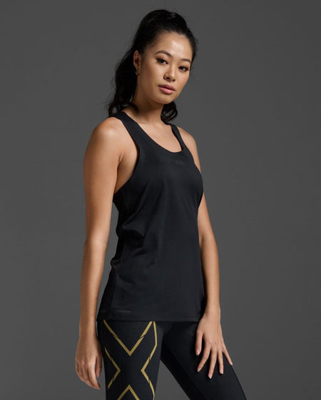 2XU - Light Speed Tech Singlet Shirts Damen - black/black reflective - 2X-WR7153A-BLK/BRF-XXS - Sportbrands24