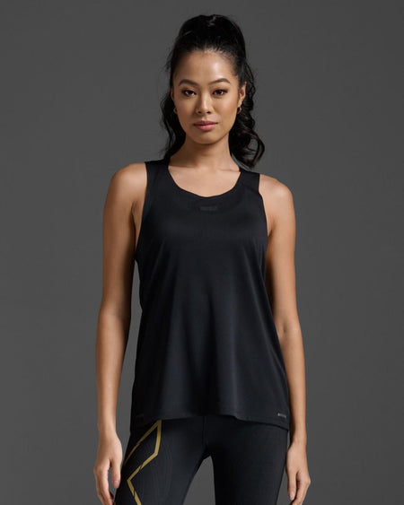 2XU - Light Speed Tech Singlet Shirts Damen - black/black reflective - 2X-WR7153A-BLK/BRF-XXS - Sportbrands24
