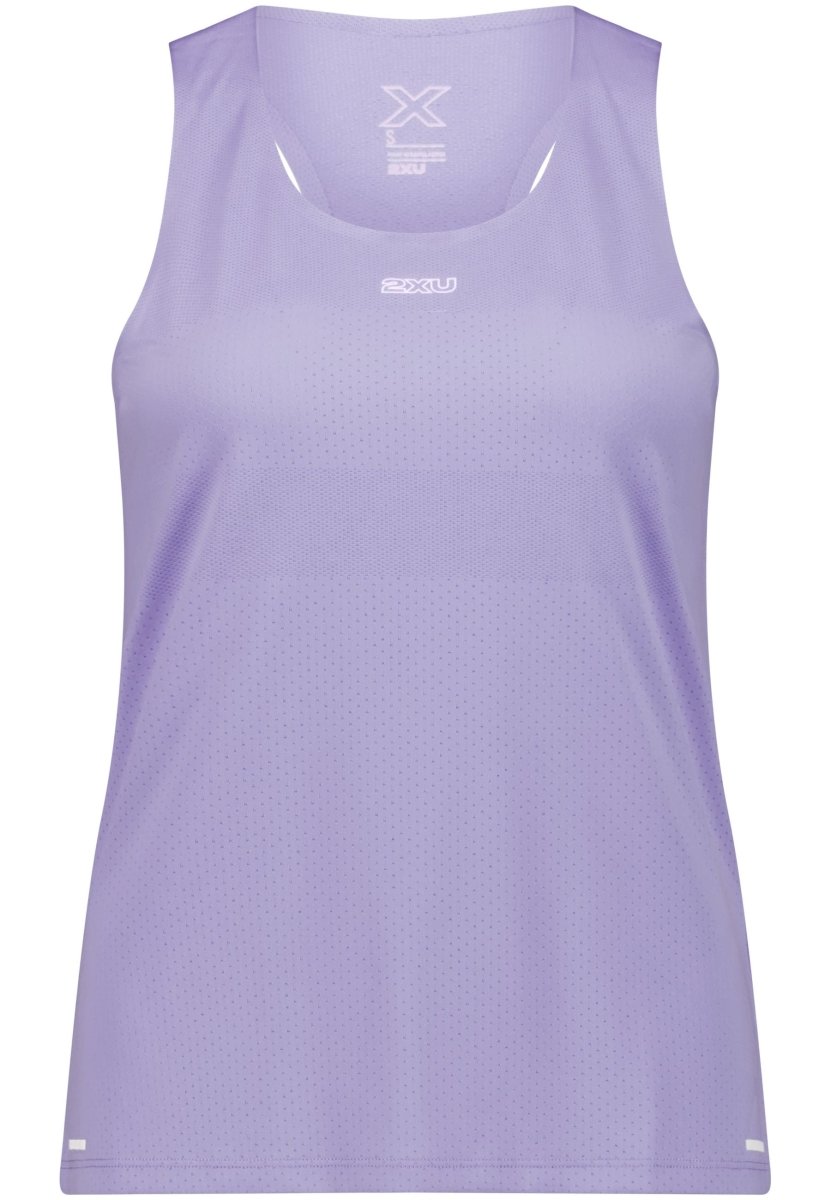 2XU - Light Speed Tech Singlet Laufshirt Damen - lavender/lavender reflective - 2X-WR7153A-LAV/LVF-XXS - Sportbrands24