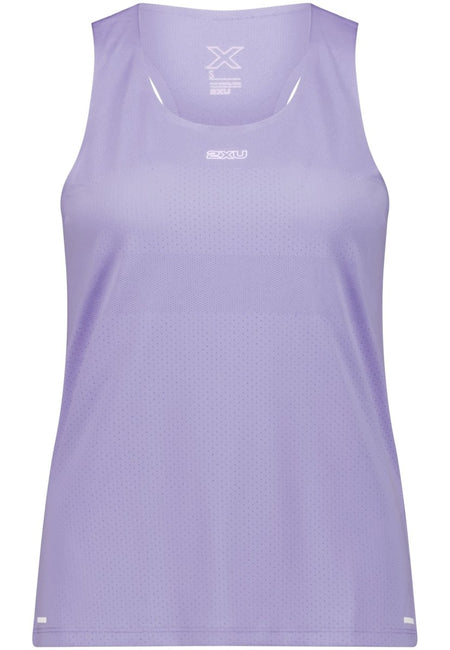 2XU - Light Speed Tech Singlet Laufshirt Damen - lavender/lavender reflective - 2X-WR7153A-LAV/LVF-XXS - Sportbrands24