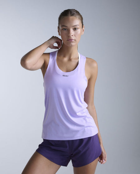 2XU - Light Speed Tech Singlet Laufshirt Damen - lavender/lavender reflective - 2X-WR7153A-LAV/LVF-XXS - Sportbrands24