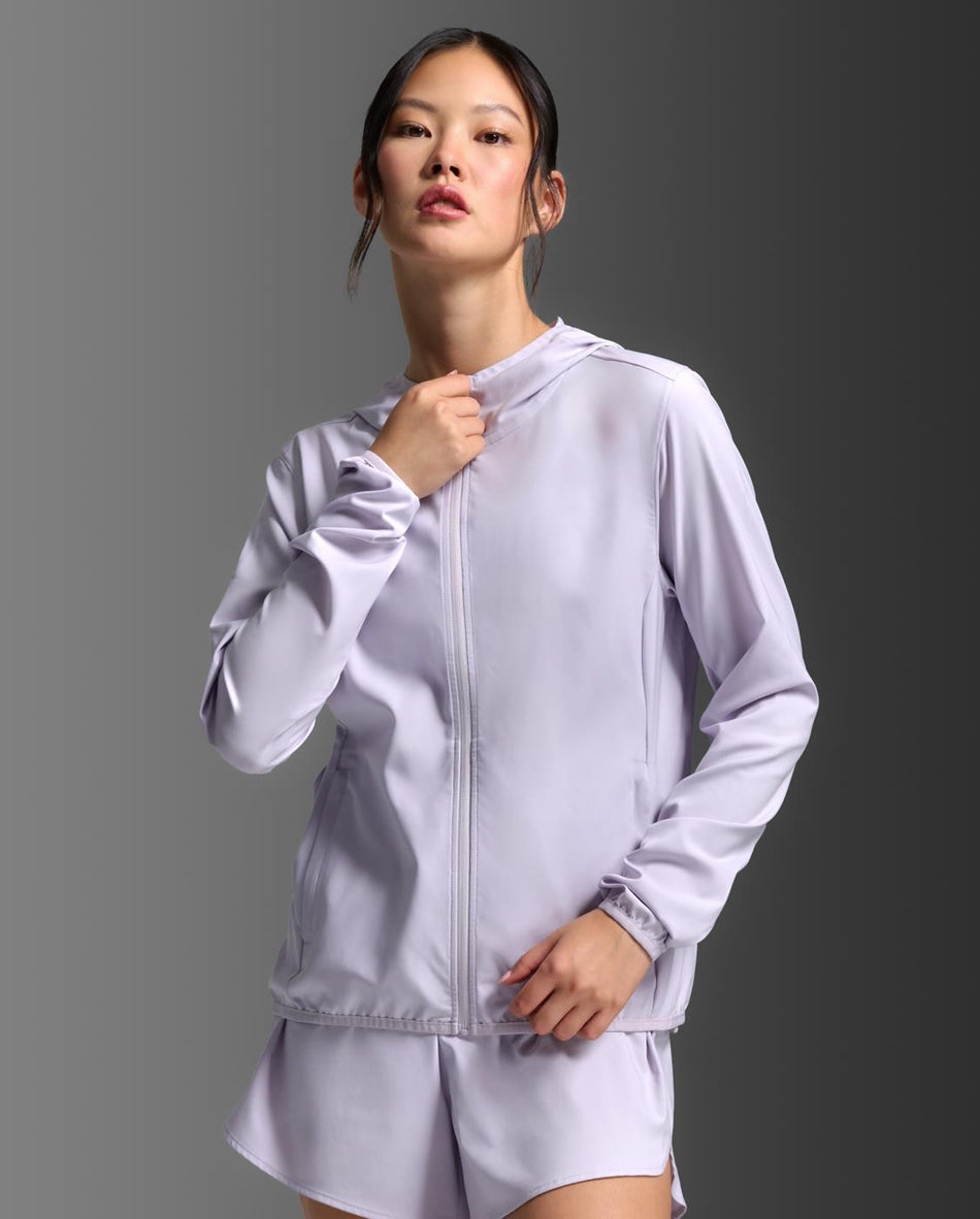 Aero Jacket Laufjacke Damen - virtualviolet/violetreflectiv