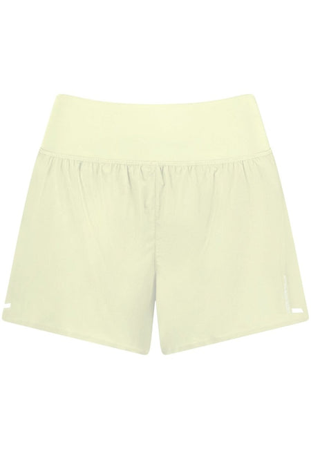 2XU - Aero Hi - Rise 2 - in - 1 3 Inch Shorts Laufshort Damen - lemon ice/lemon reflective - 2X-WR7352B-LMI/LMR-XXS - Sportbrands24