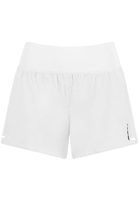 2XU - Aero Hi - Rise 2 - in - 1 3 Inch Shorts Laufshort Damen - white/silver reflective - 2X-WR7352B-WHT/SRF-XXS - Sportbrands24