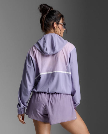 2XU - Aero Sheer Windbreaker Laufjacke Damen - digital lilac/virtual violet - 2X-WR7353A-DGL/VVV-XXS - Sportbrands24
