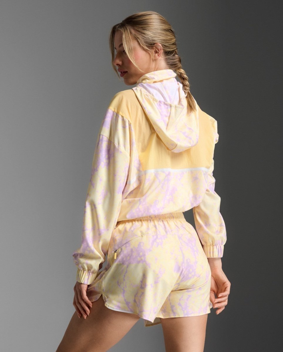 2XU - Aero Sheer Windbreaker Laufjacke Damen - pixel lemon/white reflective - 2X-WR7353A-PXL/WRF-XXS - Sportbrands24