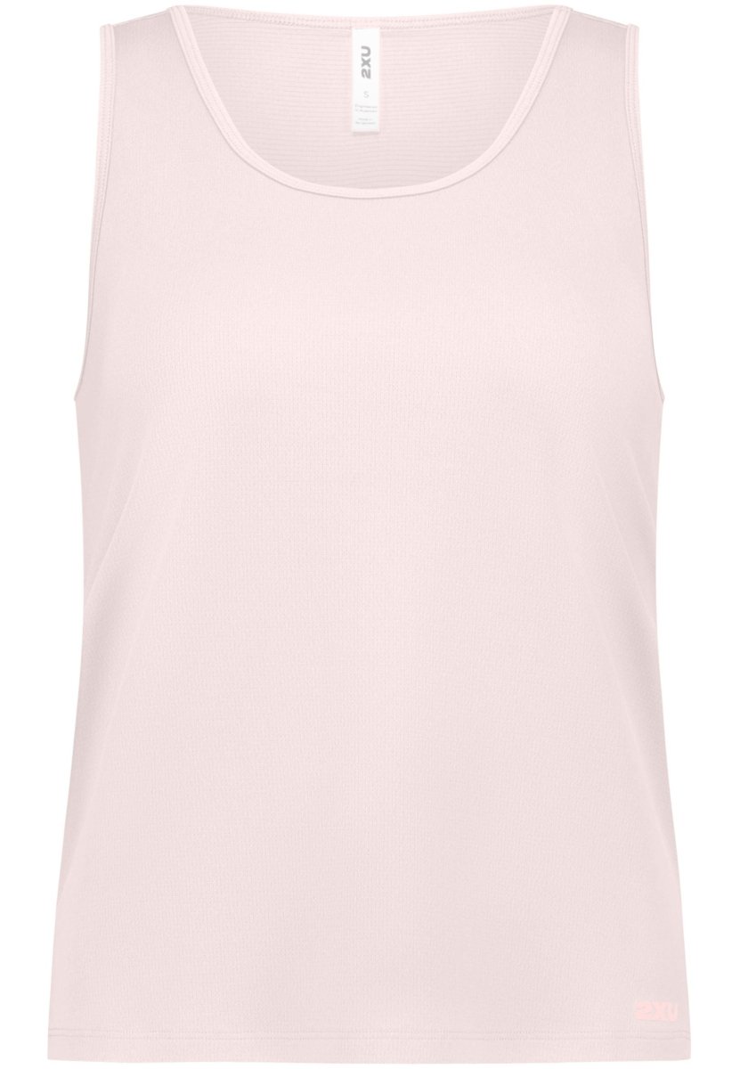 2XU - Aero Mesh Singlet Laufshirt Damen - pink frost/pinkfrostreflective - 2X-WR7418A-PIF/PRF-XXS - Sportbrands24