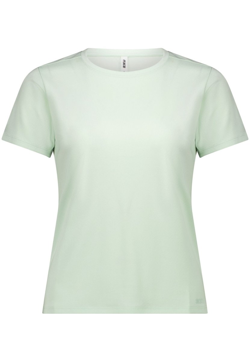 2XU - Aero Mesh Tee Laufshirt Damen - mint dust/mint reflective - 2X-WR7419A-MND/MDR-XXS - Sportbrands24