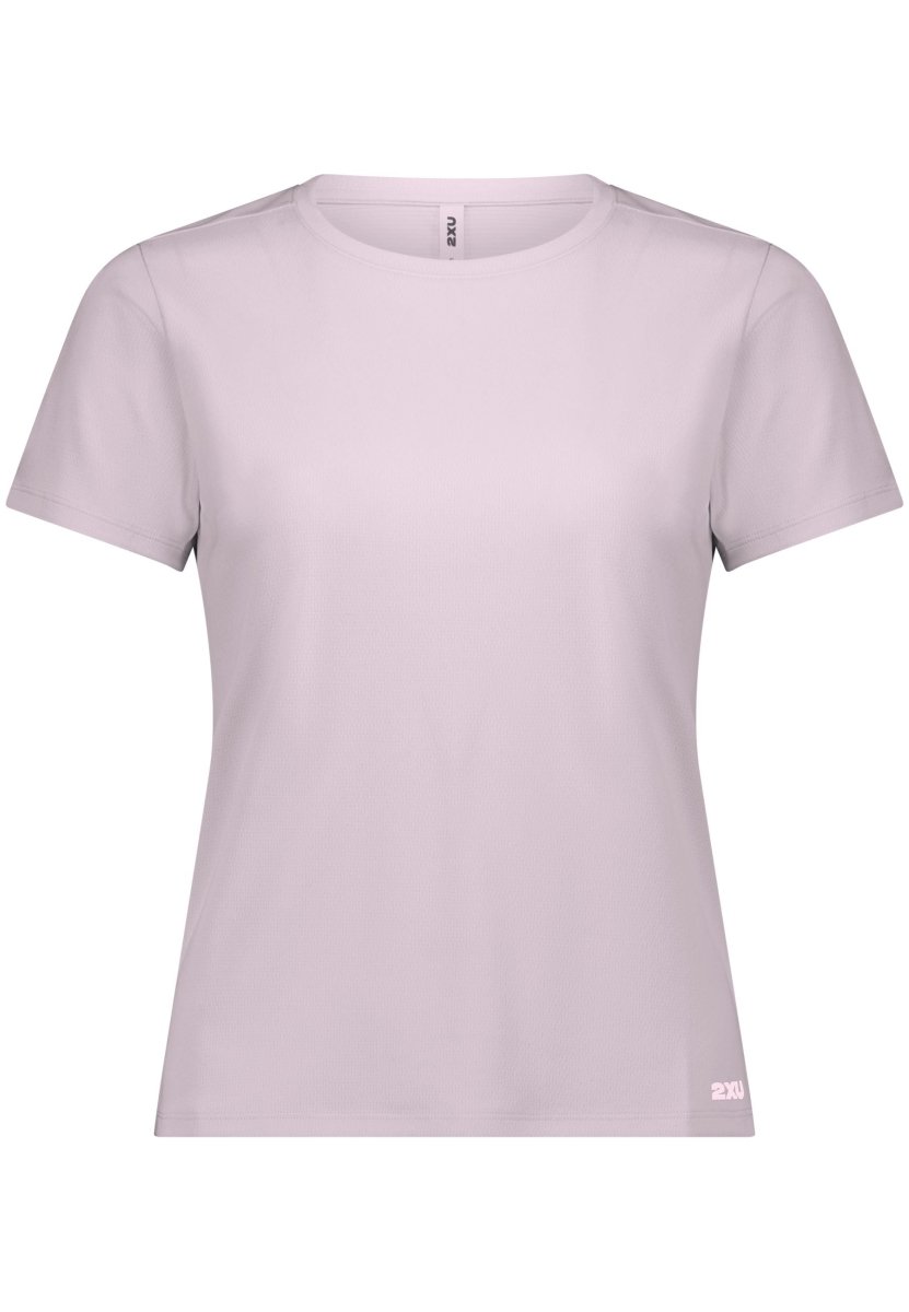 2XU - Aero Mesh Tee Laufshirt Damen - pink frost/pinkfrostreflective - 2X-WR7419A-PIF/PRF-XXS - Sportbrands24