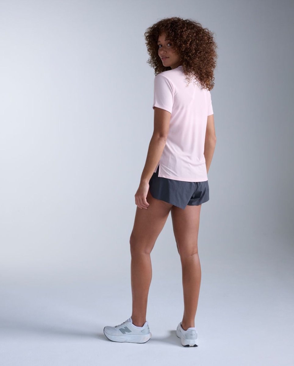 2XU - Aero Mesh Tee Laufshirt Damen - pink frost/pinkfrostreflective - 2X-WR7419A-PIF/PRF-XXS - Sportbrands24